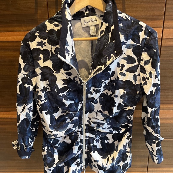 Joseph Ribkoff zip-front blazer - Picture 3 of 4